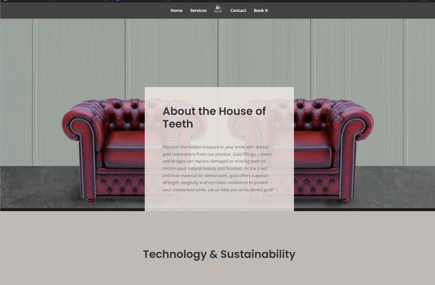 House of Teeth Dental Clinic Website