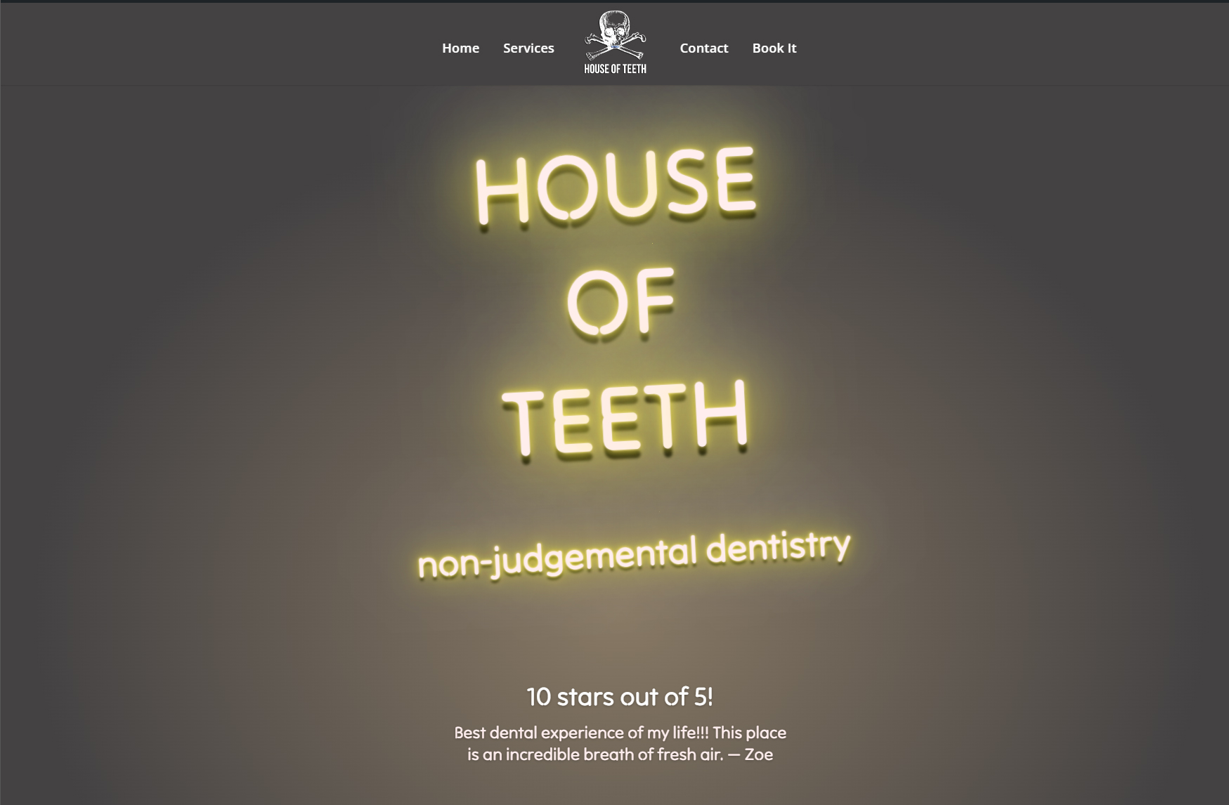 House of Teeth Dental Clinic Website